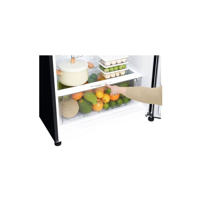 LG GN - B392PQBK 2 Doors Fridge Top Freezer 395L | TBM Online