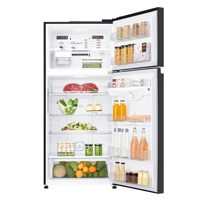 LG GN - B392PQBK 2 Doors Fridge Top Freezer 395L | TBM Online