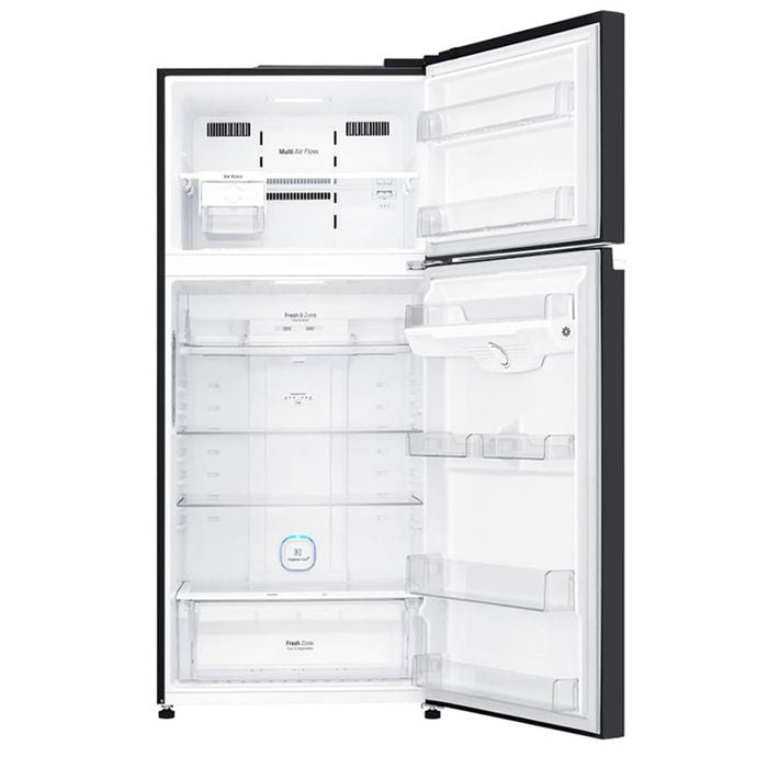 LG GN - B392PQBK 2 Doors Fridge Top Freezer 395L | TBM Online