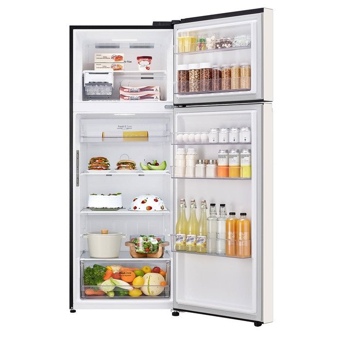 LG GN-B452PBFK 2 Doors Fridge 461L Smart Inverter Linear Cooling Nature Beige | TBM Online