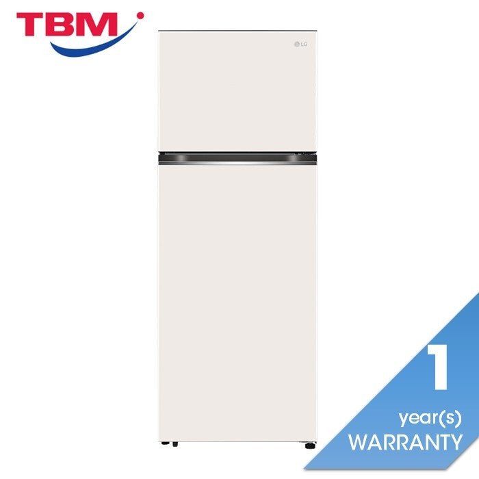 LG GN-B452PBFK 2 Doors Fridge 461L Smart Inverter Linear Cooling Nature Beige | TBM Online