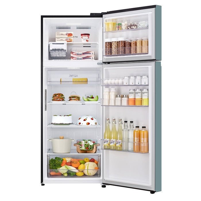 LG GN-B452PMFK 2 Doors Fridge 461L Smart Inverter Linear Cooling Nature Mint | TBM Online