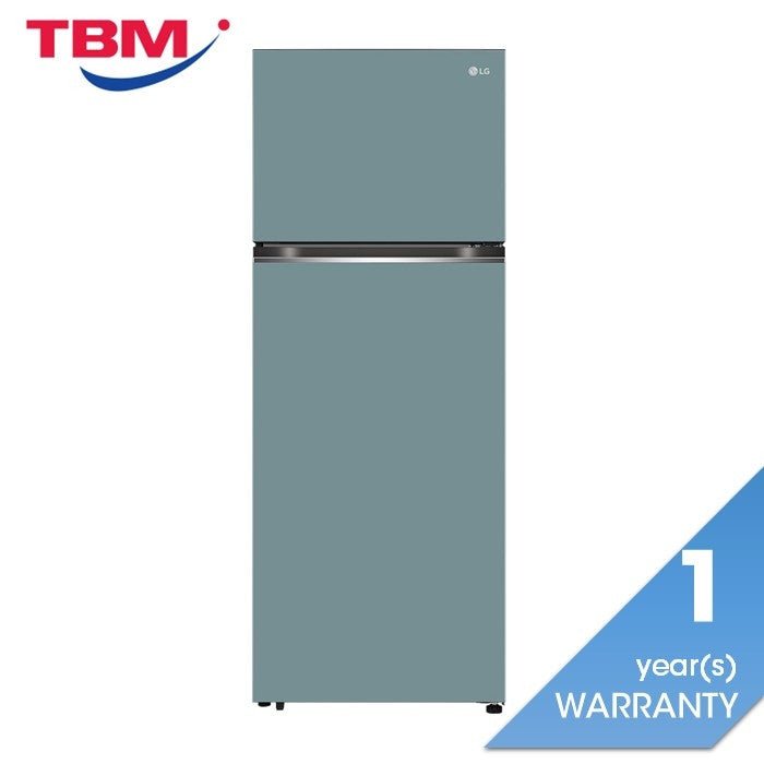 LG GN-B452PMFK 2 Doors Fridge 461L Smart Inverter Linear Cooling Nature Mint | TBM Online