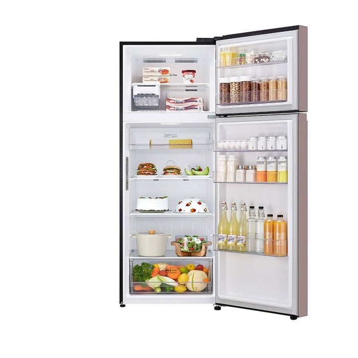 LG GN-B452PPFK 2 Doors Fridge 461L Smart Inverter Linear Cooling Clay Pink | TBM Online