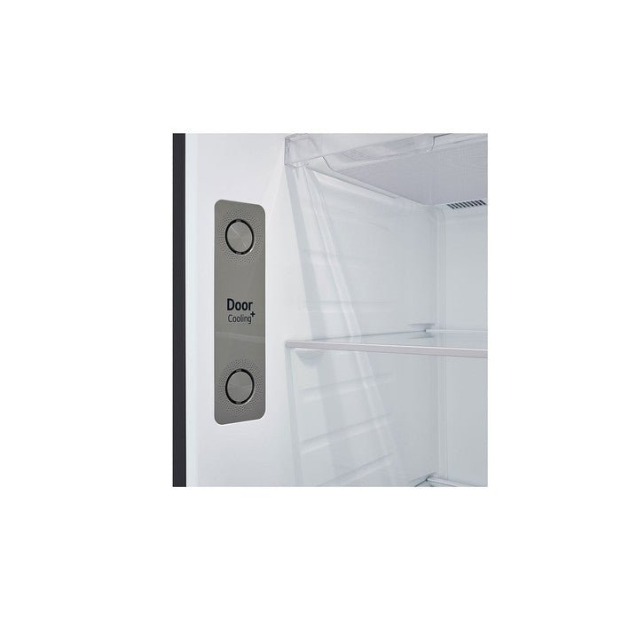 LG GN-B452PQBK 2 Doors Fridge 461L Smart Inverter Linear Cooling Matte Black | TBM Online