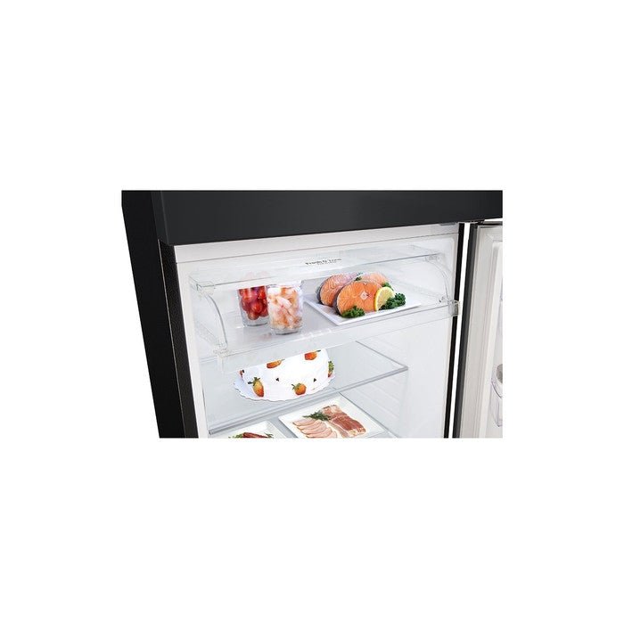 LG GN-B452PQBK 2 Doors Fridge 461L Smart Inverter Linear Cooling Matte Black | TBM Online