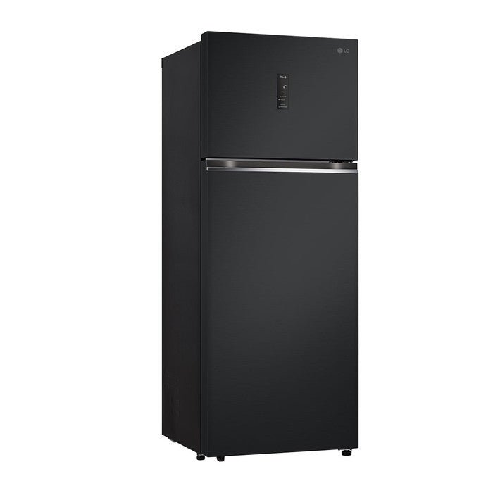 LG GN-B452PQBK 2 Doors Fridge 461L Smart Inverter Linear Cooling Matte Black | TBM Online