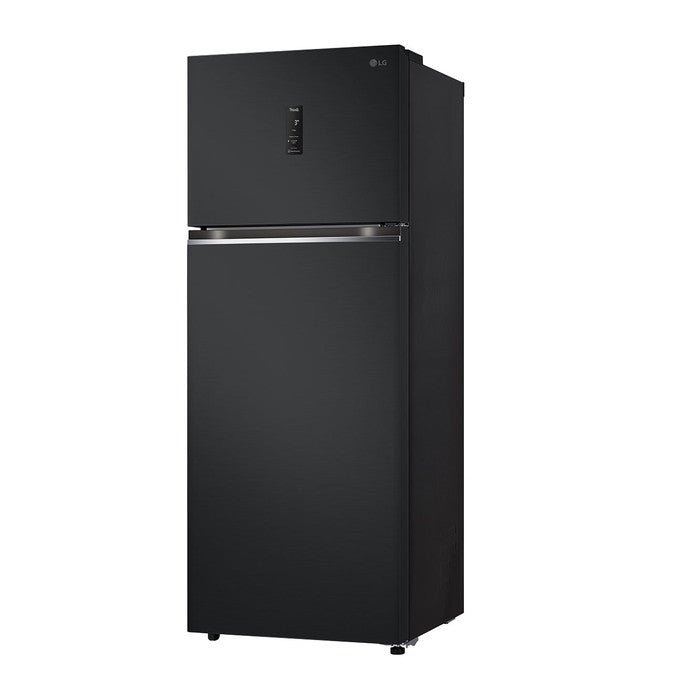 LG GN-B452PQBK 2 Doors Fridge 461L Smart Inverter Linear Cooling Matte Black | TBM Online