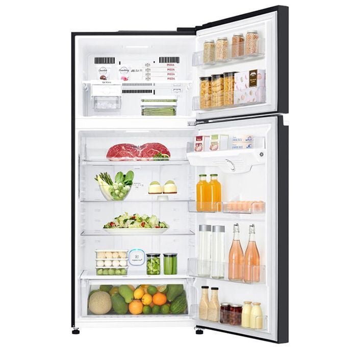 LG GN - C702HFCM 2 Doors Fridge Top Freezer 506L Platinum Silver | TBM Online