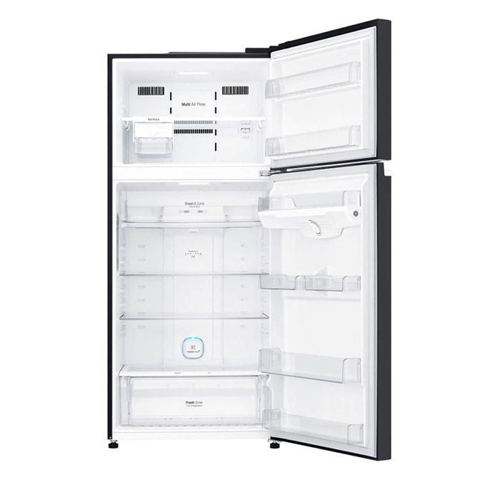 LG GN - C702SGGM 2 Doors Fridge 506L Inverter Linear Black Glass | TBM Online