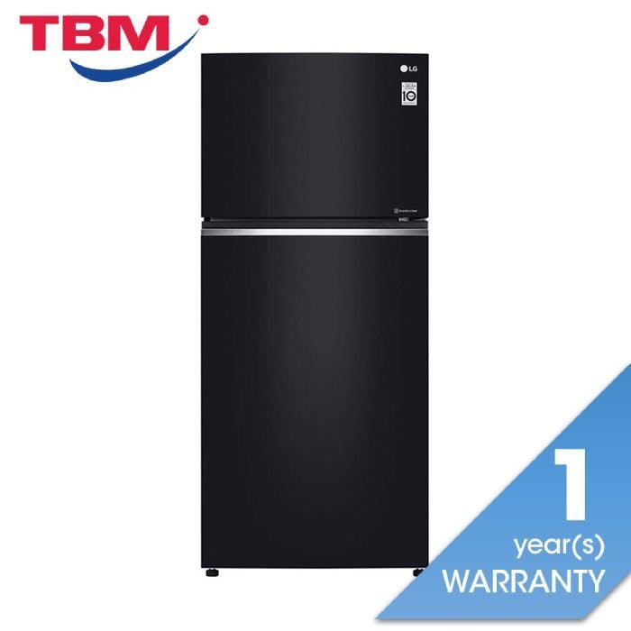 LG GN - C702SGGM 2 Doors Fridge 506L Inverter Linear Black Glass | TBM Online