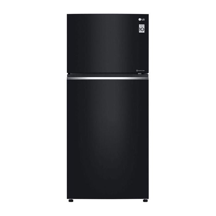 LG GN - C702SGGM 2 Doors Fridge 506L Inverter Linear Black Glass | TBM Online