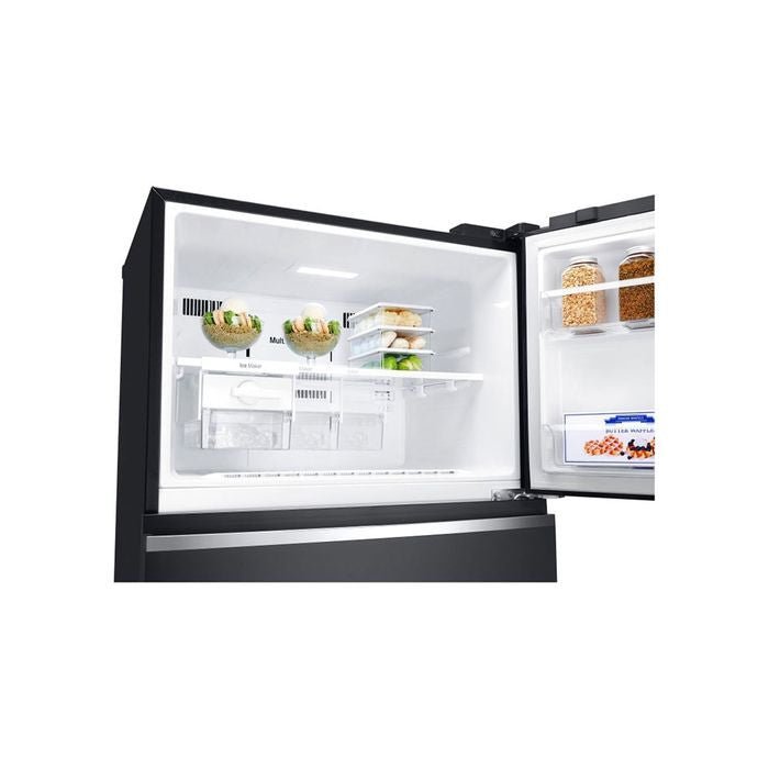 LG GN - C702SGGM 2 Doors Fridge 506L Inverter Linear Black Glass | TBM Online