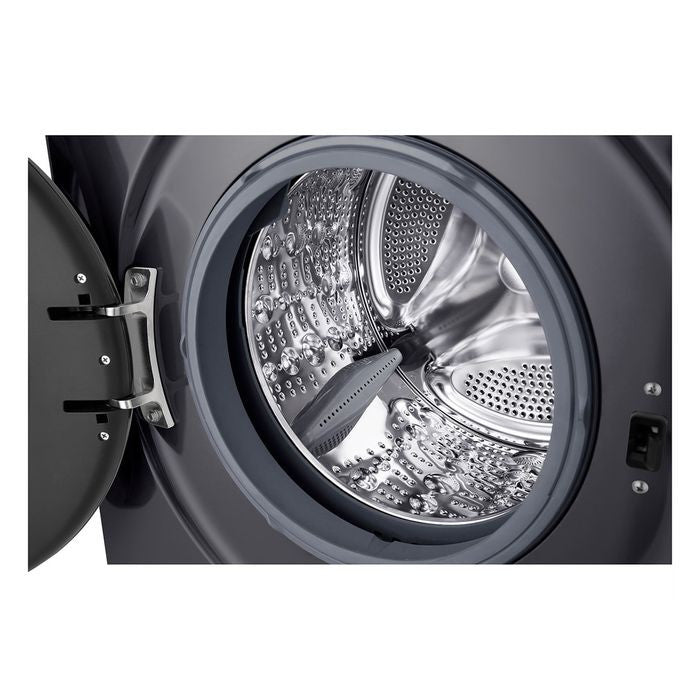 LG FB1209R5M Front Load Washer 9kg Dryer 5kg Tempered Glass Door Inverter Matte Black | TBM Online