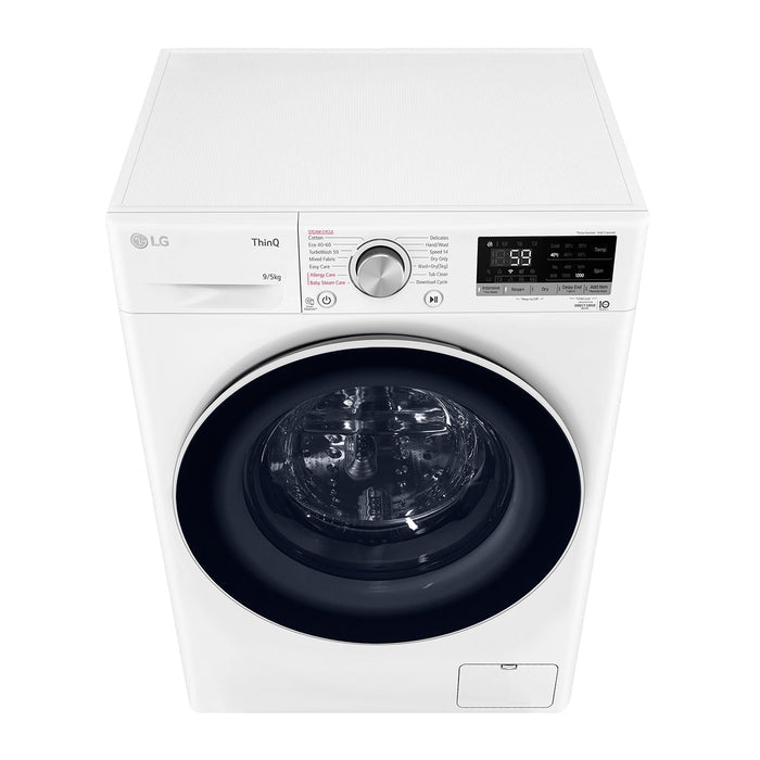 LG FV1209D4W Front Load Washer 9.0 kg Dryer With AI Direct Drive & Steam 5.0 kg | TBM Online