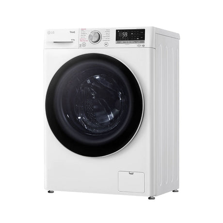 LG FV1209D4W Front Load Washer 9.0 kg Dryer With AI Direct Drive & Steam 5.0 kg | TBM Online