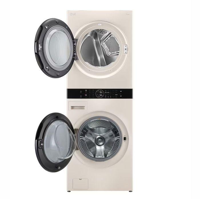LG WT1410NHEE 14.0kg Objet Washtower Washer 10.0kg Dryer Beige | TBM Online
