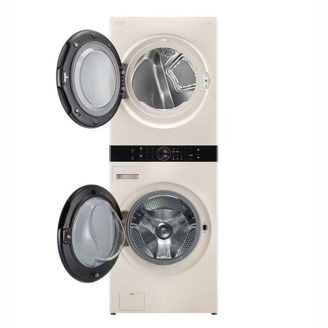 LG WT1410NHEE 14.0kg Objet Washtower Washer 10.0kg Dryer Beige | TBM Online