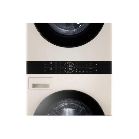 LG WT1410NHEE 14.0kg Objet Washtower Washer 10.0kg Dryer Beige | TBM Online