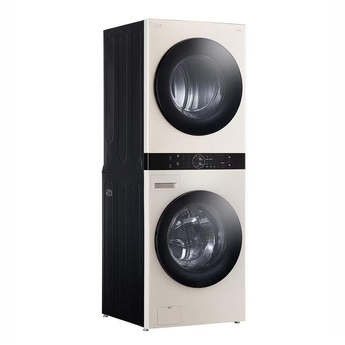 LG WT1410NHEE 14.0kg Objet Washtower Washer 10.0kg Dryer Beige | TBM Online