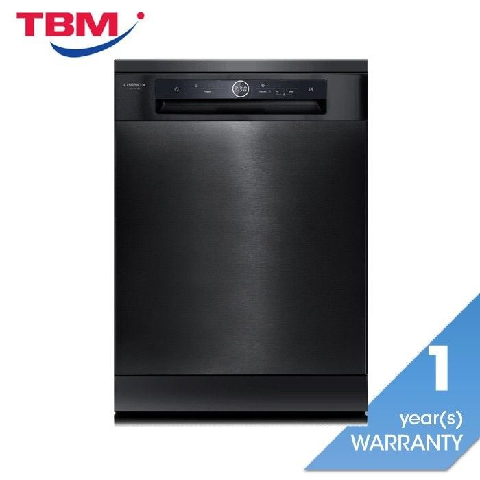 Livinox LDW - 14P - 8BL Freestanding Dishwasher 14 Sets Child Lock | TBM Online