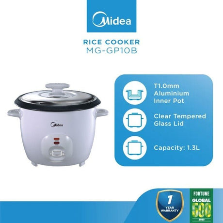 Midea MG-GP10B Conventional Rice Cooker 1.3L | TBM Online