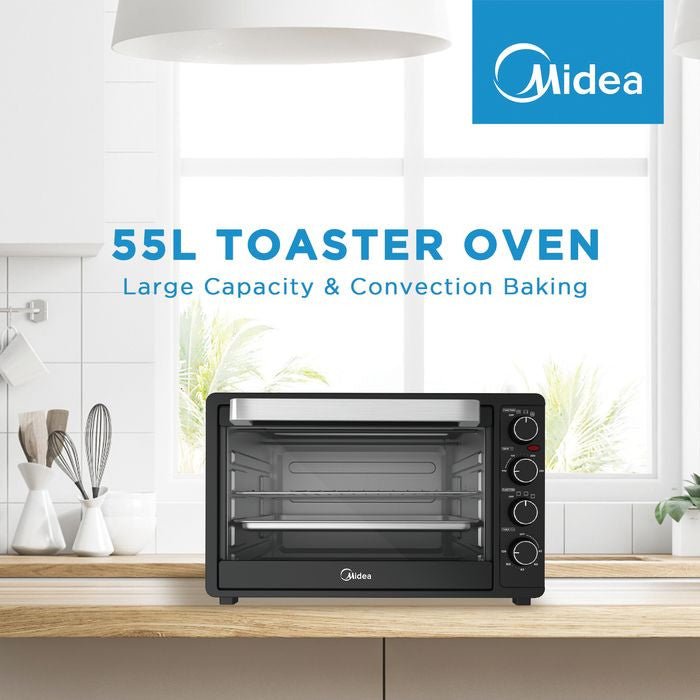 Midea MEO - 55RCL Electric Oven 55.0L Black | TBM Online