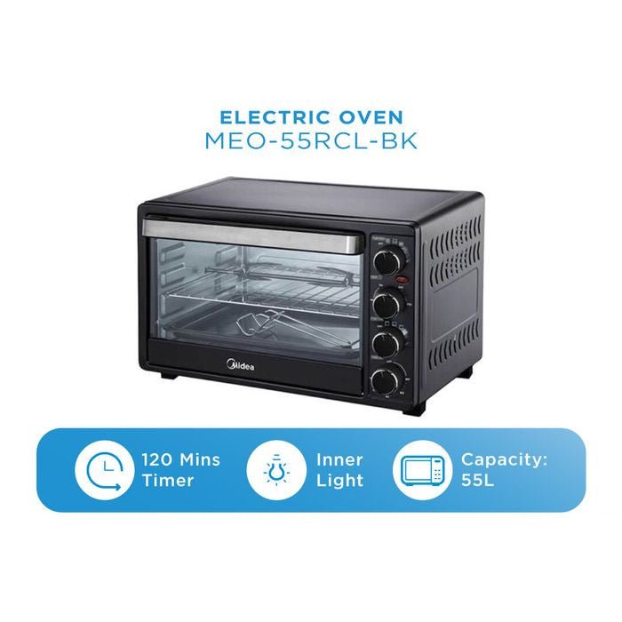 Midea MEO - 55RCL Electric Oven 55.0L Black | TBM Online