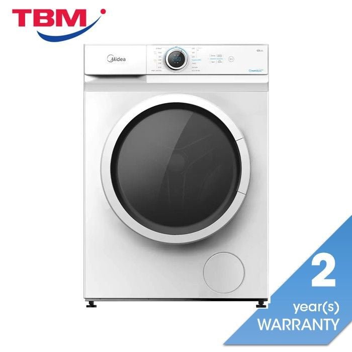 Midea MF100W95B Front Load Washer 9.5kg Inverter | TBM Online