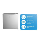 Midea MDRD86FGG Mini Bar Fridge G50L | TBM Online