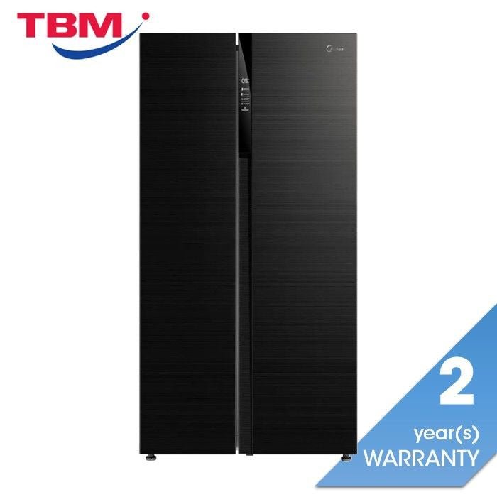 Midea MSS - 580WEVB Side By Side Fridge G510L | TBM Online
