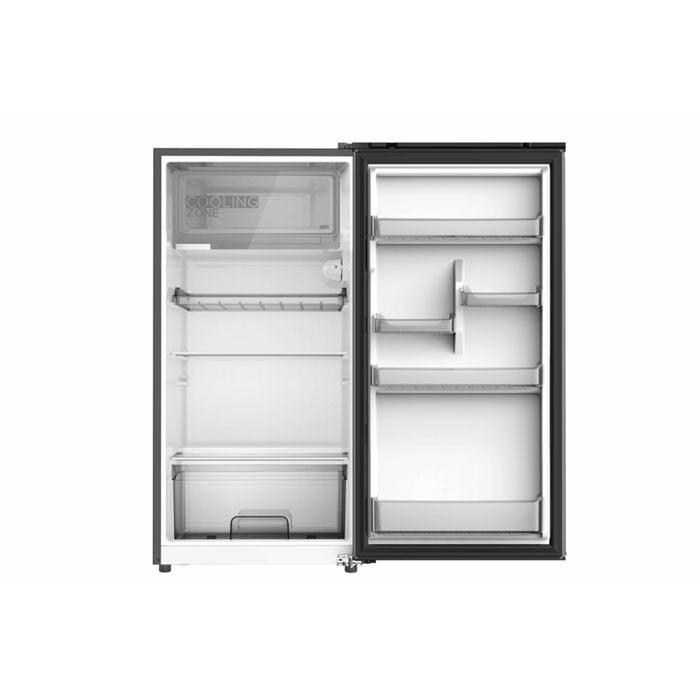 Midea MDRD229FGD28 - MY 1 Door Fridge 163L Black | TBM Online