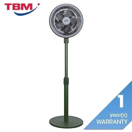 Elba ESF - FT1004(GN) 10" 5 Fan Blades Stand Fan Green | TBM Online