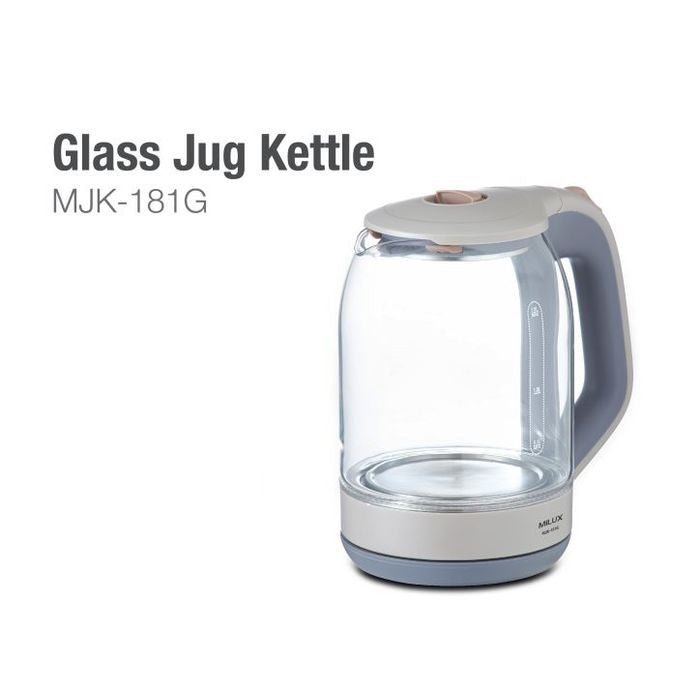 Milux MJK - 181G Jug Kettle 1.8L | TBM Online