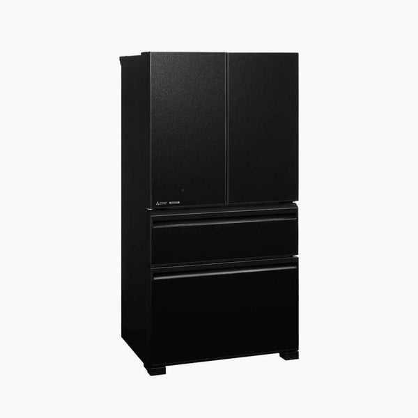 Mitsubishi MR - LX68EM GBK 4 Doors Fridge Neuro Inverter Glass G630L Glassy Black | TBM Online