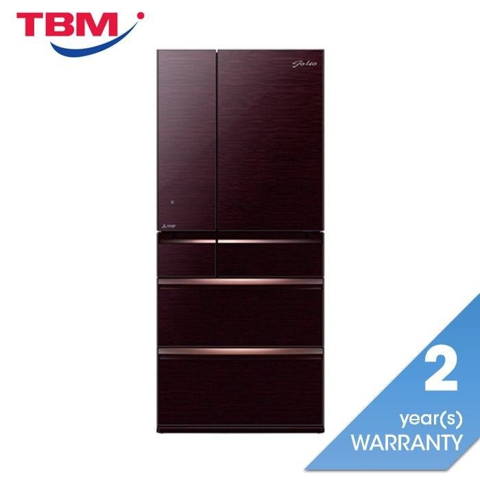 Mitsubishi MR - WX70G - BR 6 Doors Fridge 700L Neuro Inverter Brown | TBM Online