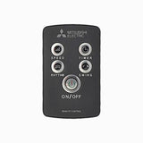 Mitsubishi LV16RB - P CY GY Living Fan Remote Control 16" Dark Grey 3 Years Motor Warranty | TBM Online
