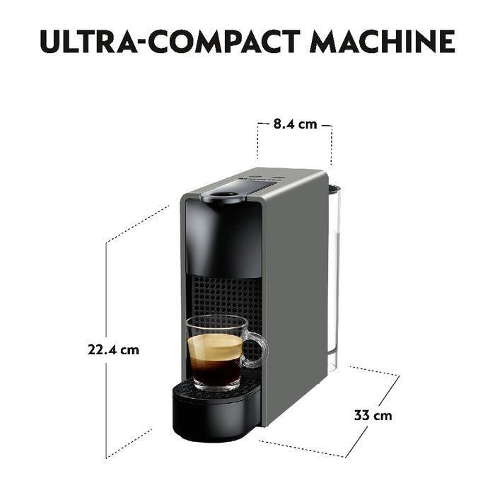 Nespresso C30-ME-GR-NE2 Coffee Machine Essenza Mini Machine Grey C30 N1 XA | TBM Online