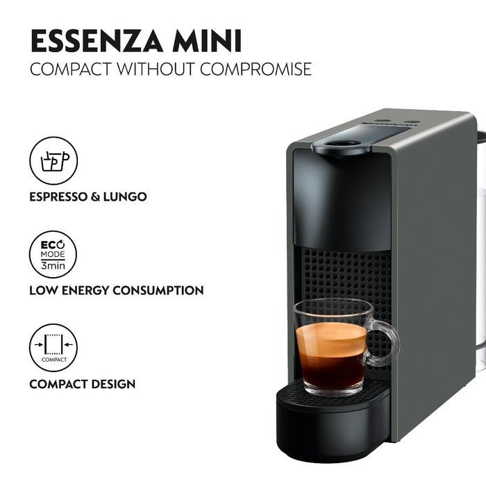 Nespresso C30-ME-GR-NE2 Coffee Machine Essenza Mini Machine Grey C30 N1 XA | TBM Online