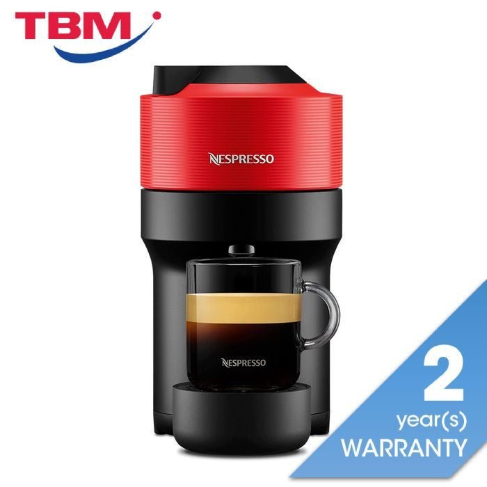 Nespresso GCV2 - GB - RE - NE Coffee Machine Vertuo Pop Red | TBM Online