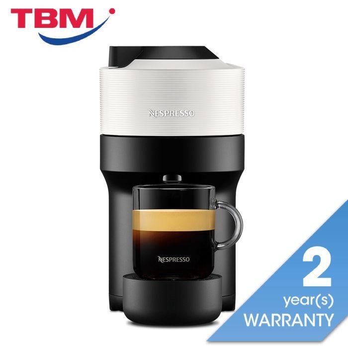 Nespresso GCV2 - GB - WH - NE Coffee Machine Vertuo Pop White | TBM Online