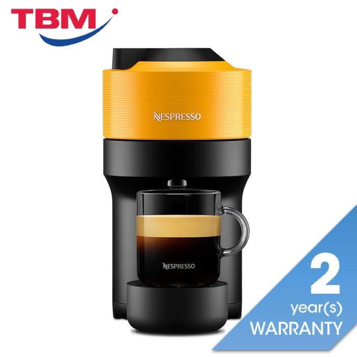 Nespresso GDV2 - GB - YE - NE Coffee Machine Vertuo Pop Yellow | TBM Online