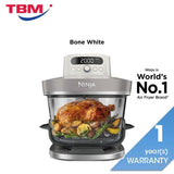 [NEW] Ninja AS101SMWH CRISPi Pro Glass Air Fryer PFAS FREE, Temperature Control - Bone White [Medium & XL Containers] | TBM Online