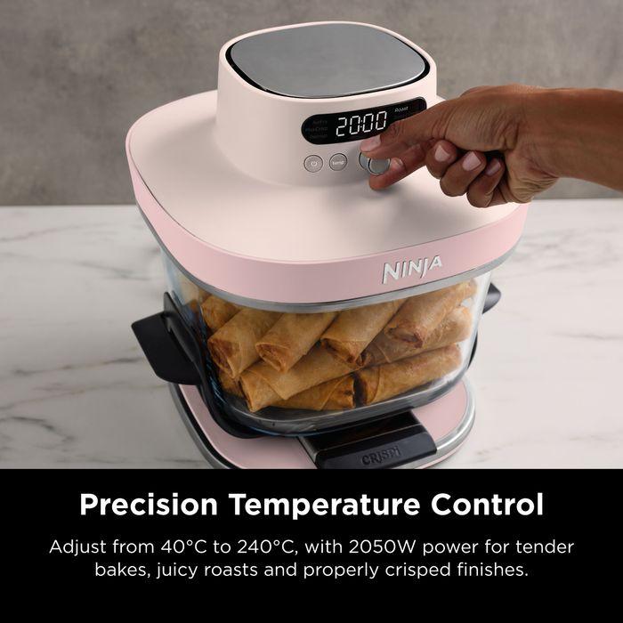 [NEW] Ninja AS101SMWH CRISPi Pro Glass Air Fryer PFAS FREE, Temperature Control - Bone White [Medium & XL Containers] | TBM Online