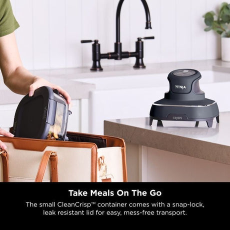 Ninja FN101SMSGFOC Air Fryer Crispi Soft Sage + Medium Batch Container | TBM Online