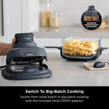 Ninja FN101SMSGFOC Air Fryer Crispi Soft Sage + Medium Batch Container | TBM Online