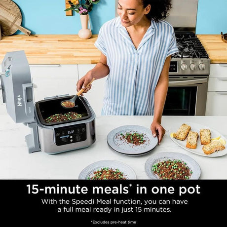 Ninja ON401 Speedi 10 - in - 1 Rapid Cooker & Air Fryer 5.7L | TBM Online
