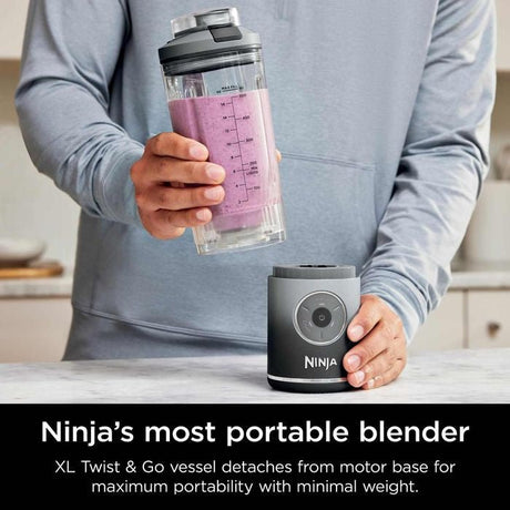 Ninja BC - 251SMGY Blast Max Portable Blender Grey | TBM Online