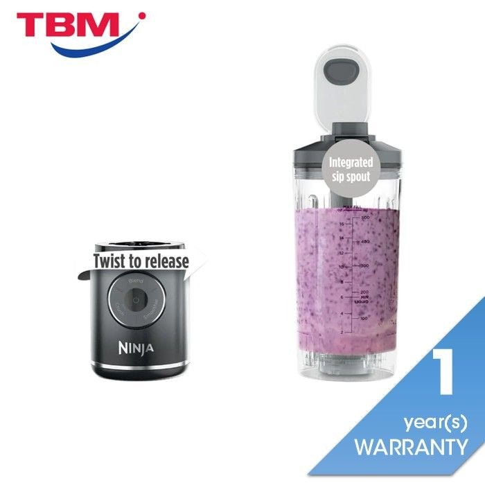 Ninja BC - 251SMGY Blast Max Portable Blender Grey | TBM Online
