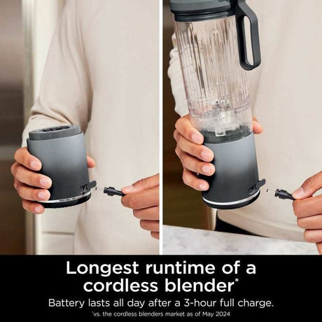 Ninja BC - 251SMGY Blast Max Portable Blender Grey | TBM Online